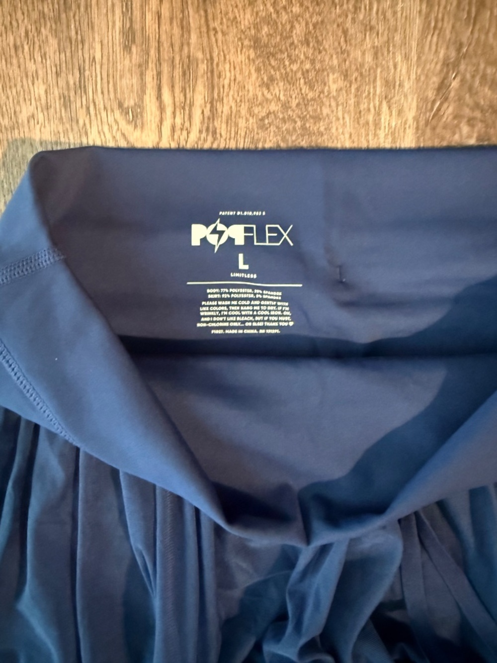 POPFLEX - The Pirouette Skort - Sapphire - Picture 5 of 5